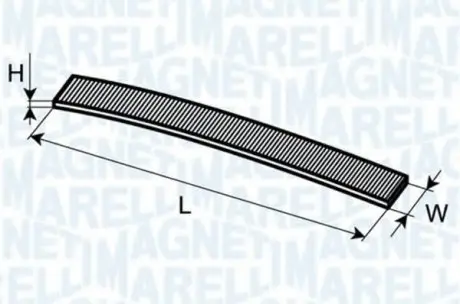 Фильтр, воздух во внутренном пространстве MAGNETI MARELLI 350203062080