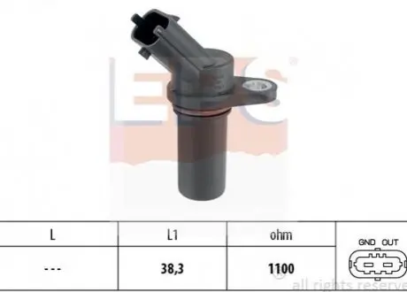 Датчик импульсов Fiat Ducato 06-// Iveco Daily 02-, Massif 08- EPS 1.953.681