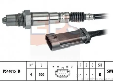 Лямбда-зонд Renault Clio/Megane/Scenic/Kangoo 1.4-2.0 98- EPS 1.998.280