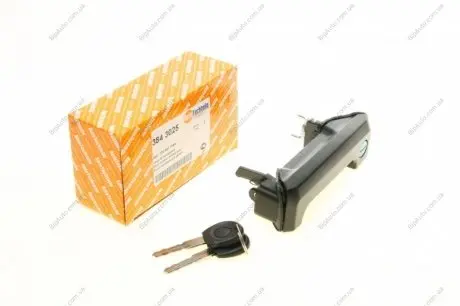 Ручка дверей (бокової/зовні) VW T4 -03 AUTOTECHTEILE 384 3025 (фото 1)