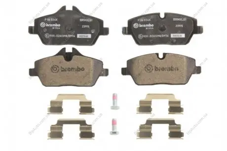 Тормозные колодки, тюнинг P 06 034X BREMBO P06034X