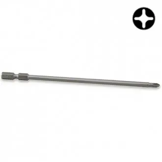 Насадка 1/4" 150мм PH2 магнитная (под шуруповерт) Toptul FSLC0802