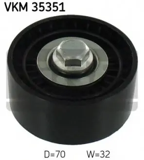 Паразитний / провідний ролик, полікліновий ремінь SKF VKM 35351