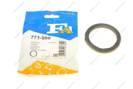 Прокладка труби вихлопної Mazda 3/6 02-10 (55x72x5) (кільце) FA1 771-998 Fischer Automotive One (FA1) 771998