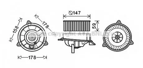 Электродвигатель AVA QUALITY COOLING AVA COOLING FD8495