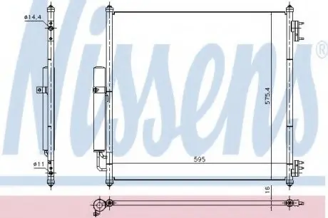 Конденсатор кондиционер NISSENS 940408