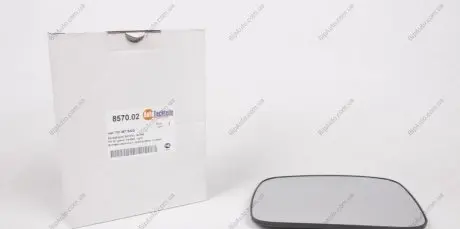 Вставка дзеркала з підігрівом, права AUTOTECHTEILE 385 7002