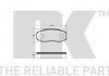 Комплект тормозных колодок, дисковый тормоз NK 221949