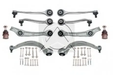 К-кт важелів перед. підвіски Audi A4/A5 -09 (M12) SIDEM 37254