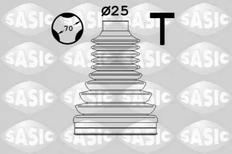 Пыльник ШРКШ снаружи. 25*70*124 BMW 3 (E90), 3 (E91), 3 (E92), 5 (E60), 5 (E61), 5 GRAN TURISMO (F07), 7 (F01, F02, F03, F04), X1 (E84) 2.0D-4.4 09.04-02.17 SASIC 1906124