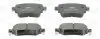 Колодка гальм. диск. SKODA OCTAVIA 1.8 2.0 2012-,SEAT LEON 2012- задн. CHAMPION 573603CH (фото 2)