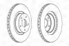 Диск гальмівний SUBARU LEGACY передн., вент. (пр-во CHAMPION) CHAMPION 561667CH