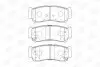 Колодка гальм. диск. HYUNDAI SANTA FE, задн. CHAMPION 572608CH (фото 1)