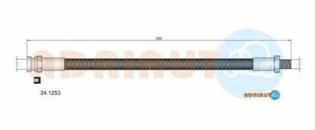 MITSUBISHI Шланг тормозной зад. Galant -96 ADRIAUTO 24.1253