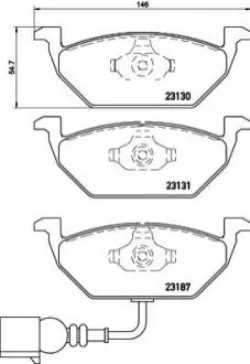 Тормозные колодки, тюнинг P 85 072X BREMBO P85072X