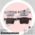 Колодки тормозные дисковые ZI 25199.995.1 ZIMMERMANN 251999951 (фото 1)