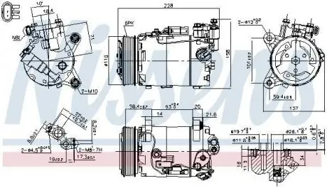 Компрессор NISSENS 890601