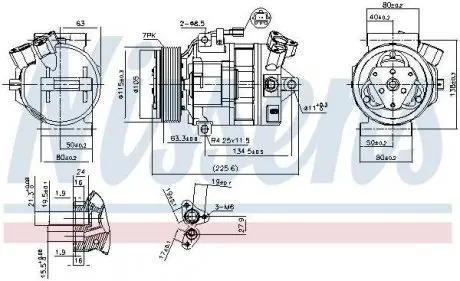 Компрессор NISSENS 890138
