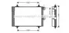 Радиатор кондиционера CITROEN: BERLINGO (MF) 1.6 HDI 90 96-, XSARA PICASSO (N68) 1.6 HDi 99- \ PEUGEO AVA QUALITY COOLING CNA5241D