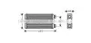 Радиатор отопителя NISSAN: INTERSTAR АВТОБУС (X70) DCI 90/DCI 100/DCI 120/DCI 150/DCI 80 02-, INTERS AVA QUALITY COOLING RTA6457