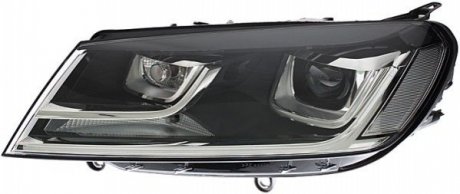 Фара основна, права, Бі Ксенон, LED, адаптивний, з незліпучим далеким світлом, VW TOUAREG (7P5), 01 HELLA 1ZT011937521