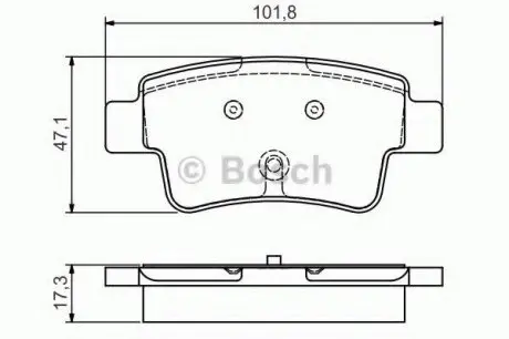 0 986 495 111_колодки дисковые задние! \ Opel Corsa D 1.6 Turbo/1.4/1.7CDTi 06> BOSCH 0986495111 (фото 1)