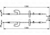 1 987 482 459_трос ручника! L=1390 \  Chevrolet Aveo 1.2-1.6/1.3D 11> BOSCH 1987482459