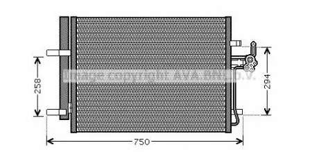 Радіатор кодиціонера AVA AVA COOLING FDA5428D