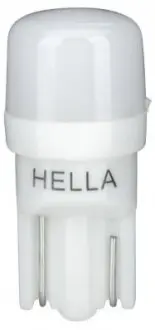 Лампа LED RETROFIT LED, 12V, W2.1x9.5d 1W 5000K 65л.m (блістер 2шт) HELLA 8GL178560601