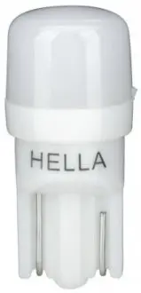 Лампа LED RETROFIT LED, 12V, W2.1x9.5d 1W 4000K 65л.m (блістер 2шт) HELLA 8GL178560591