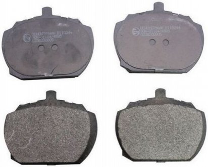 Комплект тормозных колодок, дисковый тормоз Denckermann B110244 (фото 1)