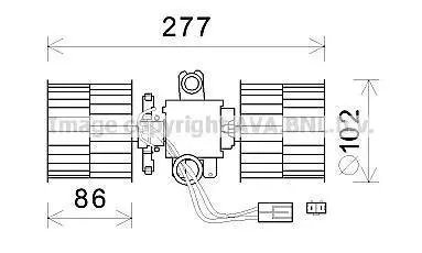 Електродвигун, вентиляція салону AVA QUALITY COOLING AVA COOLING SA8022