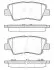 Комплект тормозных колодок, дисковый тормоз WOKING P12623.52 (фото 1)