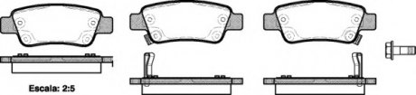 Комплект тормозных колодок, дисковый тормоз WOKING P13903.02 (фото 1)