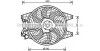 Вентилятор, охолодження двигуна AVA QUALITY COOLING AVA COOLING KA7518 (фото 1)