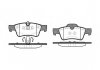 Комплект тормозных колодок, дисковый тормоз WOKING P8913.10