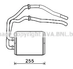 Теплообменник, отопление салона AVA QUALITY COOLING AVA COOLING IV6105
