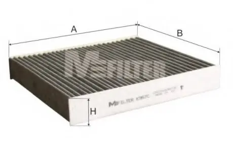Фільтр салона вугільний M-FILTER K 967C
