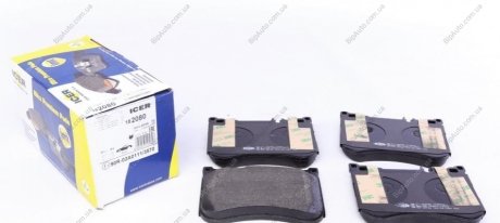 Комплект тормозных колодок, дисковый тормоз ICER 182080 (фото 1)