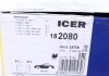 Комплект тормозных колодок, дисковый тормоз ICER 182080 (фото 5)