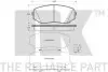 Комплект тормозных колодок, дисковый тормоз NK 223256 (фото 1)