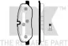 Комплект тормозных колодок, дисковый тормоз NK 224030 (фото 1)