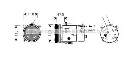 Компрессор, кондиционер AVA QUALITY COOLING AVA COOLING OLAK277