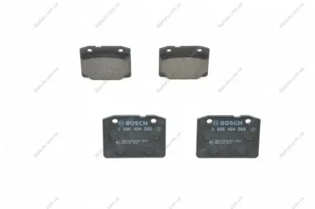 Комплект тормозных колодок BOSCH 0 986 494 568