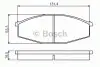 Комплект тормозных колодок BOSCH 0 986 494 566 (фото 1)