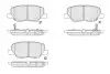 Комплект тормозных колодок KAVO PARTS KBP-5551