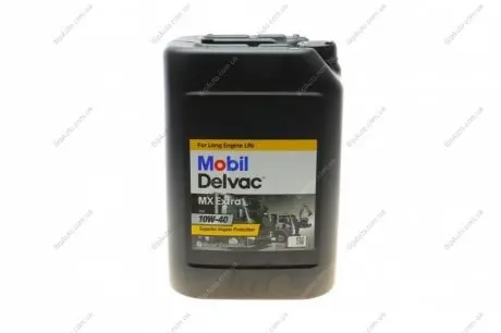 Олива моторна DELVAC MX EXTRA 10W40/20л MOBIL 152673