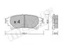 Комплект гальмівних колодок (дискових) Metelli 22-0939-0 (фото 1)