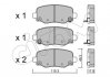 Комплект тормозных колодок CIFAM 822-1002-1