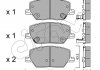 Комплект тормозных колодок CIFAM 822-1001-0 (фото 1)